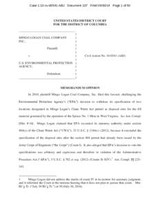 Case 1:10-cvABJ Document 107 FiledPage 1 of 50  UNITED STATES DISTRICT COURT FOR THE DISTRICT OF COLUMBIA ____________________________________ )