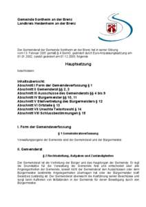 Gemeinde Sontheim an der Brenz Landkreis Heidenheim an der Brenz