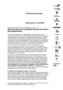 Microsoft Word - Comm_org_environnementales_DRA_130906.doc