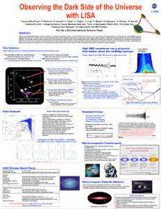 Galaxies / Physical cosmology / Black holes / European Space Agency / Laser Interferometer Space Antenna / General relativity / Gravitational wave / Cosmic distance ladder / Redshift / Physics / Astronomy / Space