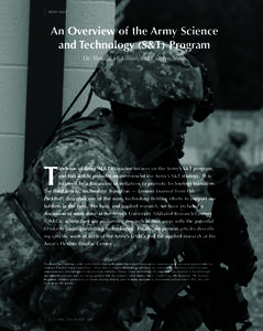 ARMY AL&T  An Overview of the Army Science and Technology (S&T) Program Dr. Thomas H. Killion and Carolyn Nash