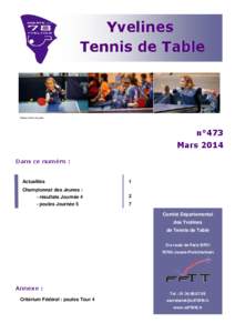 Yvelines Tennis de Table Photos Gilles Durand  n°473