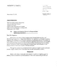 Business Review Request Letter : Baker Hughes Inteq, Dresser Industries, Inc. and M-1 Drilling Fluids