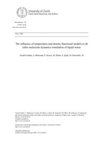 Molecular modelling / Computational chemistry / Theoretical chemistry / CP2K / Molecular dynamics / Car–Parrinello method / Force field / Michele Parrinello / Ab initio quantum chemistry methods / Chemistry / Science / Density functional theory