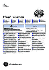 GE Lighting Infusion™ Module Series EN