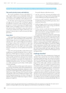 Eastern Mediterranean Health Journal La Revue de Santé de la Méditerranée orientale EMHJ  •  Vol. 21  No. 9  •  2015  Raising the profile of nursing and midwifery in the Eastern Mediterranean Region