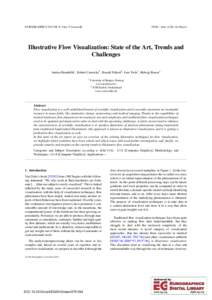 EUROGRAPHICSM.-P. Cani, F. Ganovelli  STAR – State of The Art Report Illustrative Flow Visualization: State of the Art, Trends and Challenges