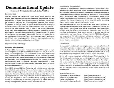 Microsoft Word - Denominational Update-Dec 2011 _2_ Judy.docx