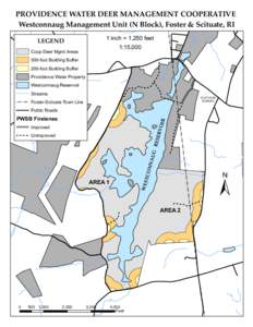 ! ! PROVIDENCE WATER DEER MANAGEMENT COOPERATIVE Westconnaug Management Unit (N Block), Foster & Scituate, RI !