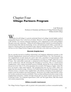 Chapter Four  Village Partners Program Lori Wetmore  W