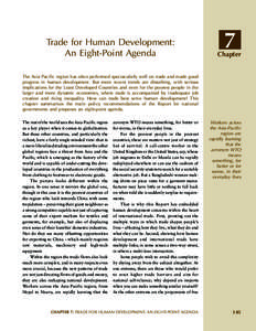 Trade for Human Development: An Eight-Point Agenda 7  Chapter