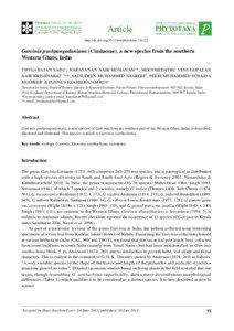 Garcinia pushpangadaniana (Clusiaceae), a new species from the southern Western Ghats, India