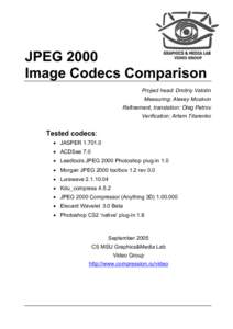 Microsoft Word - JPEG2000 codec comparison_en.doc