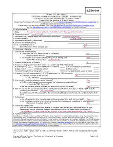 L2[removed]ISO/IEC JTC 1/SC 2/WG 2 PROPOSAL SUMMARY FORM TO ACCOMPANY SUBMISSIONS