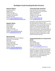 Tigard /  Oregon / Tualatin /  Oregon / Transportation in Portland /  Oregon / Tigard-Tualatin School District / Hillsboro /  Oregon / Oregon Route 10 / Durham Education Center / Portland /  Oregon / La Leche League International / Washington County /  Oregon / Oregon / Portland metropolitan area