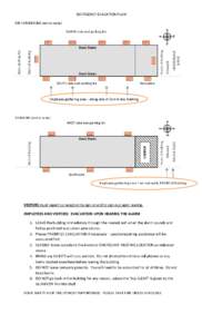 EMERGENCY EVACATION PLAN 290 HUMBERLINE (not to scale) Dock Doors SOUTH side and parking lot