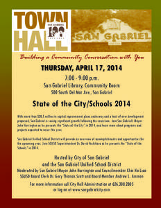 Gabriel / San Gabriel Unified School District / San Gabriel /  California / Film / John Harrington