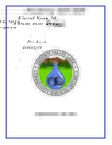 Fiscal YearBudget Adopted June 16, 2015  Board of Directors: