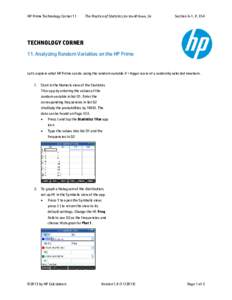 Programmable calculators / Graphing calculators / Nonparametric statistics / Computer algebra systems / HP calculators / Histogram / HP Prime / Calculator / Plot