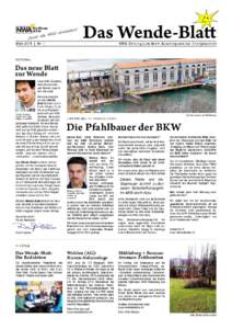 März 2014 | Nr. 1  Das Wende-Blatt NWA-Zeitung zum Atom-Ausstieg und zur Energiewende