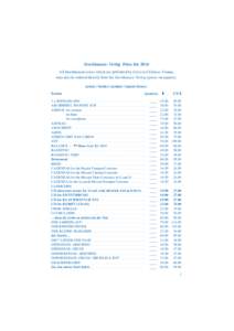Stockhausen-Verlag Price list 2014 All Stockhausen scores which are published by Universal Edition, Vienna, may also be ordered directly from the Stockhausen-Verlag (prices on request). scores / books / posters / music b