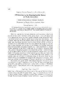 652 Progress of Theoretical Physics, Vol. 49, No. 2, February 1973