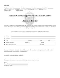 Forsyth County Animal Care and Control