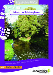 Lincolnshire Walks Marston & Hougham s) 5 and 7 mile ,