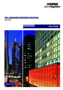 TM  THE LANDMARK MANDARIN ORIENTAL HONG KONG  Clipsal Hotel Solution