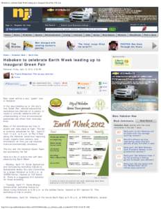 Hoboken to celebrate Earth Week leading up to inaugural Green Fair | NJ.com