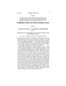 I4i / Microsoft Corp. v. i4i Ltd. Partnership / Michel Vulpe / Legal burden of proof / Prior art / Patentability / Graham v. John Deere Co. / Patent / Presumption / Law / Evidence law / Patent law