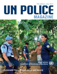 7th edition, July[removed]MAGAZINE United Nations Department of Peacekeeping Operations