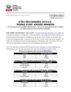 Microsoft Word - GTDC_2015_SummitNA_Rising Star Winners Press Release_150904.docx