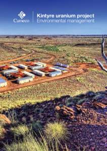 Kintyre uranium project Environmental management Kintyre uranium project Kintyre is an advanced-stage exploration project located in the remote East Pilbara