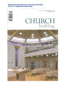 Reproduced with permission from Church Building Issue 119: September/October 2009