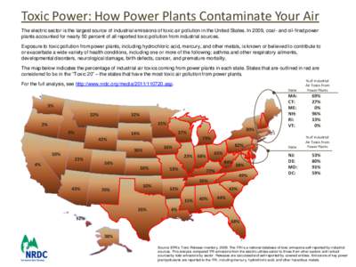 United States Environmental Protection Agency / Air pollution / Mercury / Toxics Release Inventory / Hydrochloric acid / Coal power in the United States / National Emissions Standards for Hazardous Air Pollutants / Chemistry / Environment / Pollution