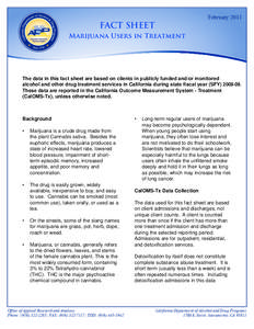 Temp - Marijuana Users in Treatment.indd
