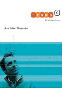 Annotation Generation  Frama-C’s annotation generator plug-in for Frama-C Aluminium