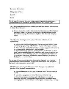 Ecology / Saskatchewan / Métis people / Habitat conservation / First Nations / Biodiversity / Natural resource / Environment / Aboriginal peoples in Canada / Biology