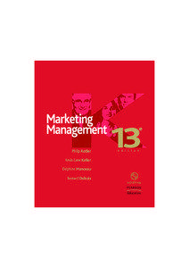 Marketing Management Philip Kotler