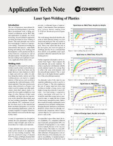 Application Tech Note Laser Spot-Welding of Plastics