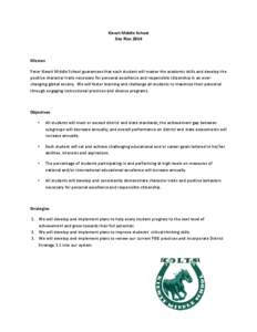 Kiewit Middle School  Site Plan 2014   