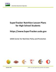 Education / Applied sciences / Food science / Health sciences / Center for Nutrition Policy and Promotion / Lesson plan / Human nutrition / Lesson / MyPlate / Nutrition / Health / Medicine