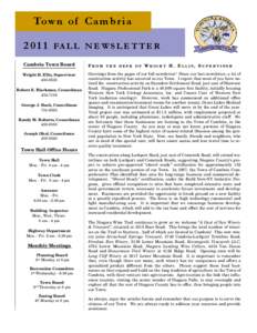 Final 2011 Fall Newsletter