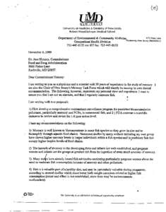 University of Medicine & Dentistry of New jer’stiy Robert Wood Johnson Medical School 675 Hoes Lane Department of Environmental & Community Medicine PiSCataWaY, Newjersey[removed]Occupational Health Division