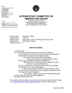 Members Sen. Dennis Kruse, Co-Chairperson Sen. Ed Charbonneau Sen. Michael Delph Sen. Timothy Skinner Sen. Richard Young