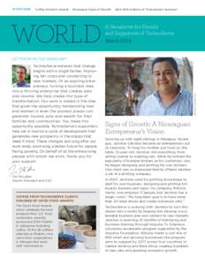 IN THIS ISSUE  Coffee Initiative Awards Nicaragua: Signs of Growth