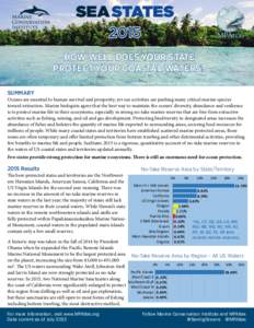 SEA STATES 2015 MPAtlas  HOW WELL DOES YOUR STATE