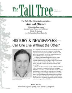 June 2012 Volume 35, No 8 newsletter of the palo alto historical association  The Palo Alto Historical Association