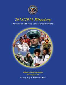 [removed]Directory Veterans and Military Service Organizations Office of the Secretary Washington, DC